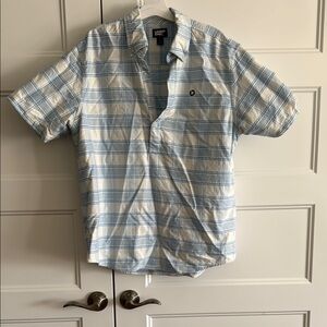 Lacoste Men's Blue Plaid Shirt